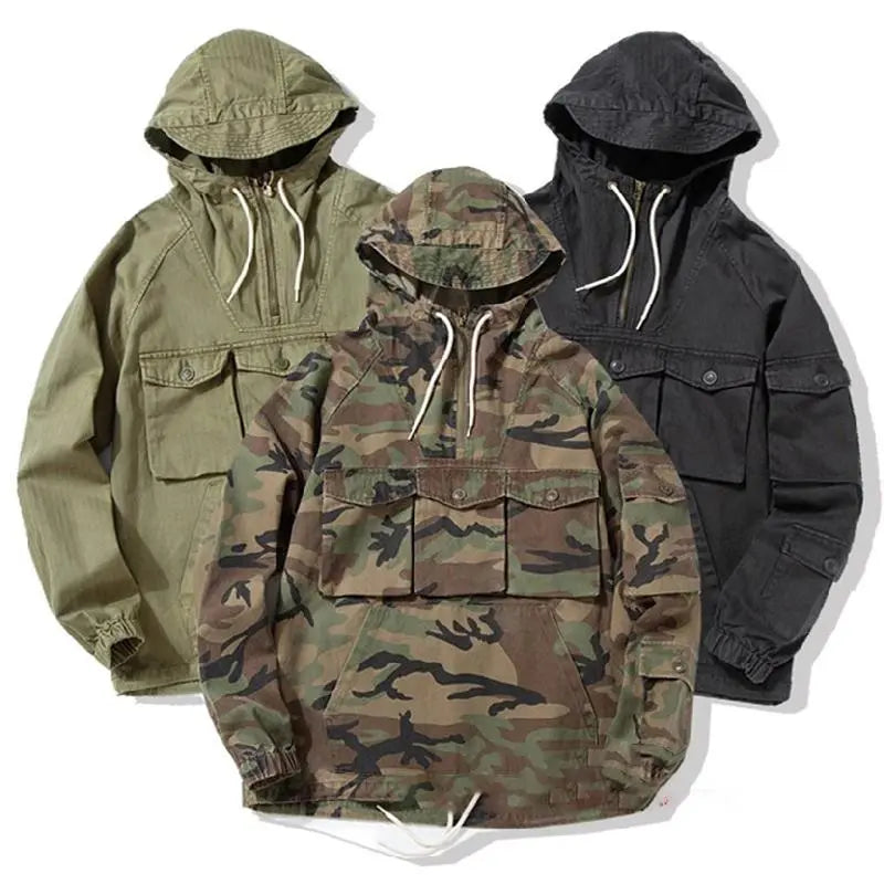 2025 Men's Camouflage Pullover Hoodies