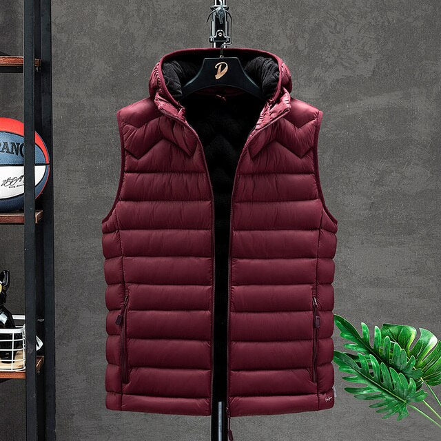 Men’s Cotton Camouflage Vest Outdoor Elastic Warm Winter Windproof Jacket Oversize available