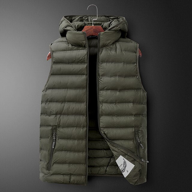 Men’s Cotton Camouflage Vest Outdoor Elastic Warm Winter Windproof Jacket Oversize available
