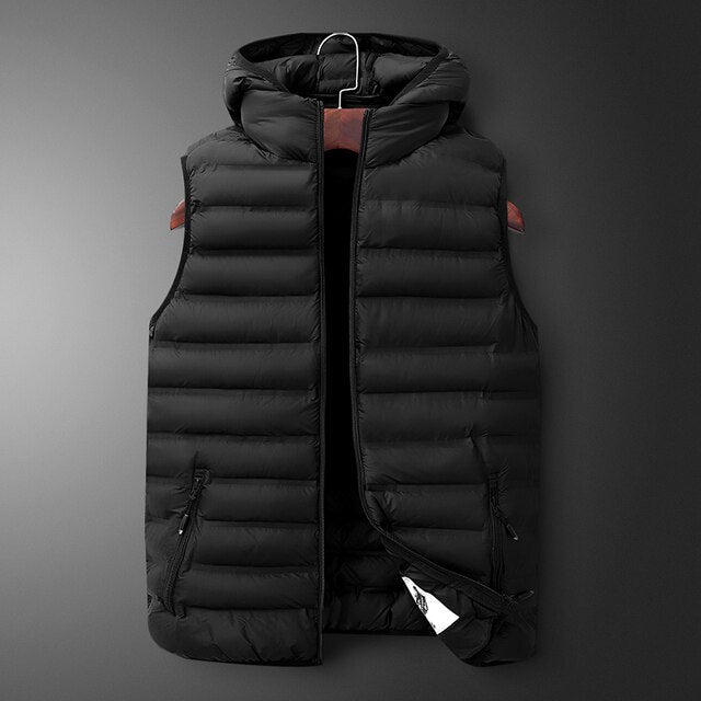 Men’s Cotton Camouflage Vest Outdoor Elastic Warm Winter Windproof Jacket Oversize available