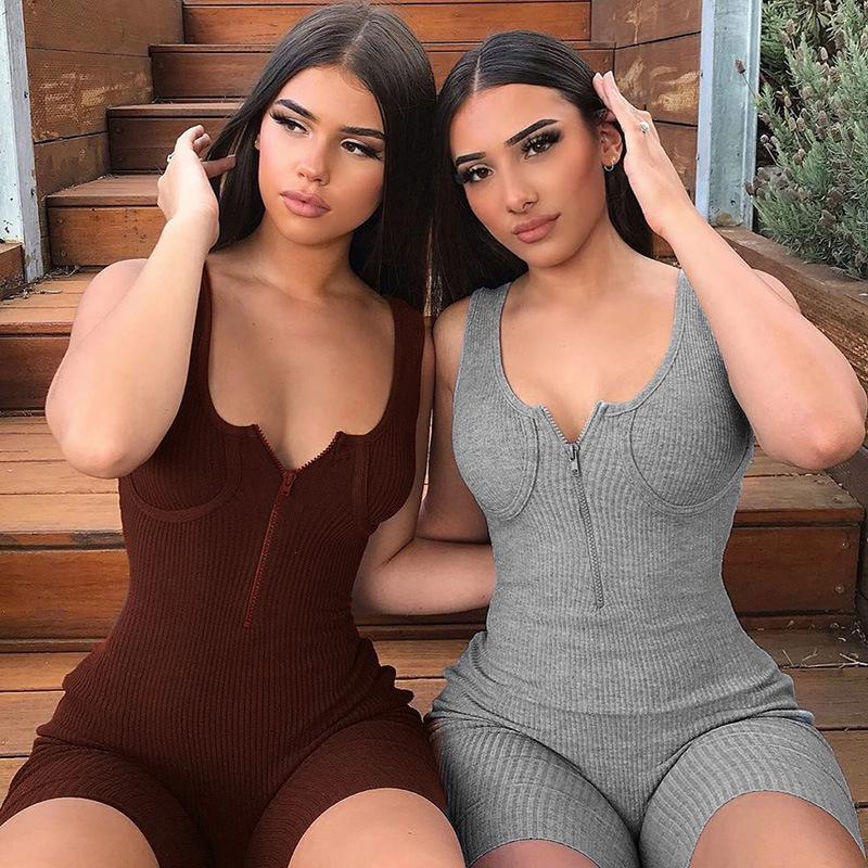 sexy sleeveless ribbed chest vest  knitted yoga fitness wear
