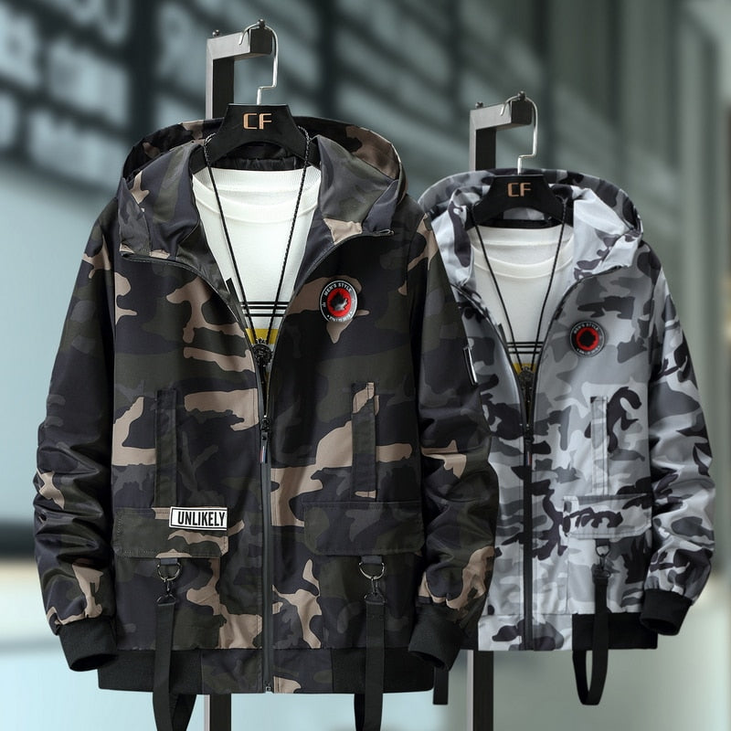 Men's Bomber Military Jacket Camouflage Casual Jacket Men’s Plus Size 10XL 9XL 8XL 7XL
