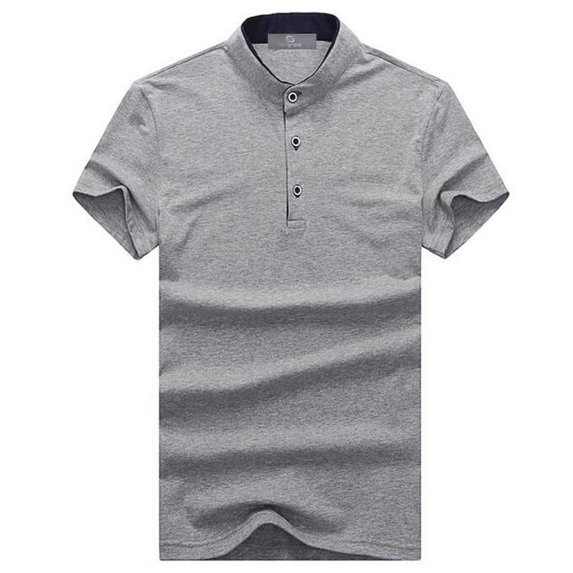 Men's Solid Color Polo Shirts