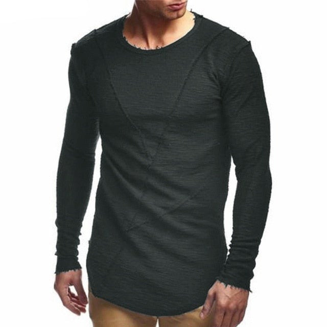New Men's Hip Hop Long Sleeve T-Shirt