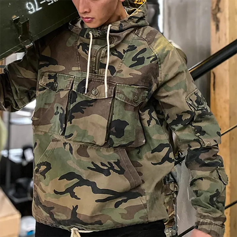 2024 Men's Camouflage Pullover Hoodies