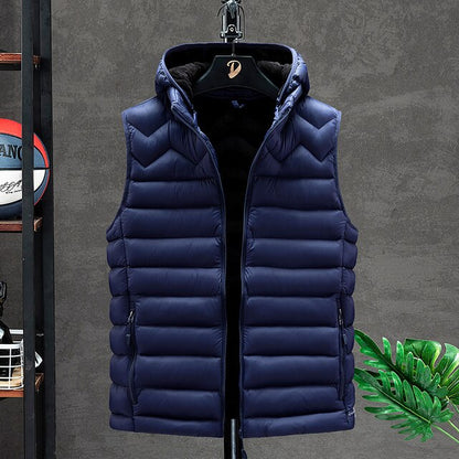 Men’s Cotton Camouflage Vest Outdoor Elastic Warm Winter Windproof Jacket Oversize available