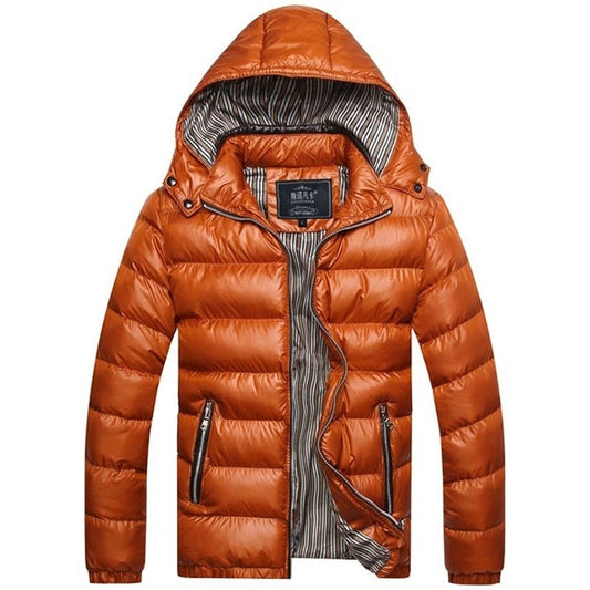 New men's Winter hooded Jacket  6XL 7XL