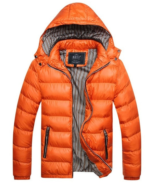 New men's Winter hooded Jacket  6XL 7XL