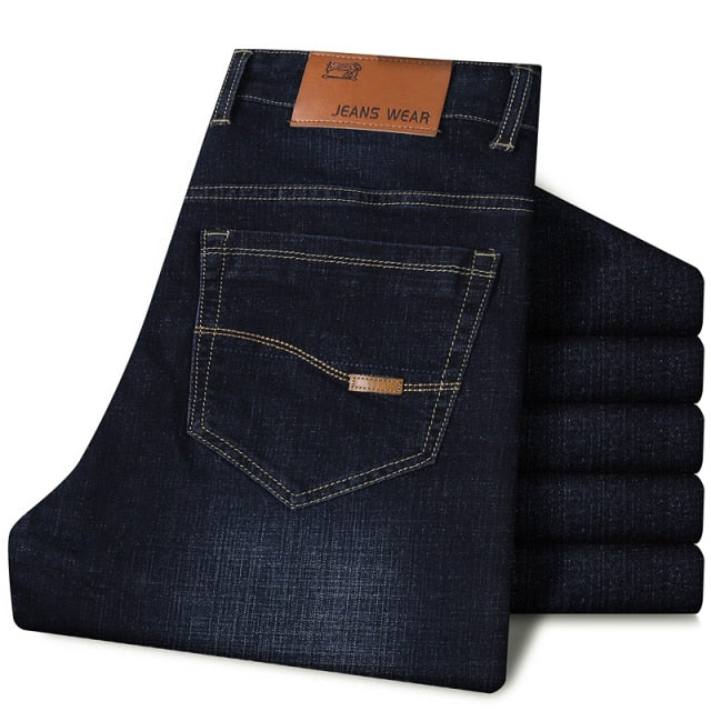 Large Size 40 42 44 Classic Style Men's Jeans 2023 New Fashion