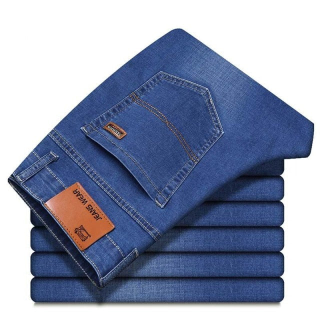 Men's Fashion  Classic Style Casual Stretch Slim Jean Pants