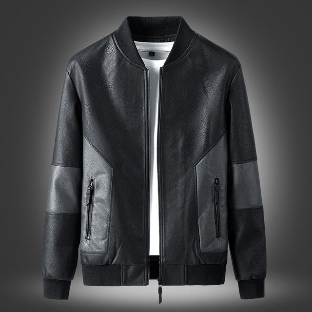 2024 Men's spring/Fall soft leather jacket
