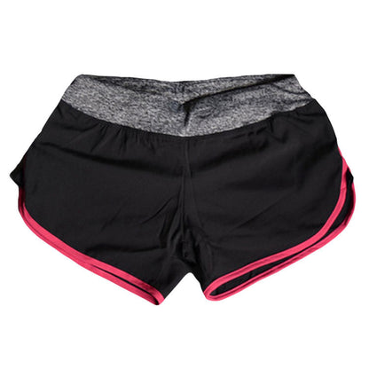 Quick-drying Women's Shorts Elastic Waist Pattern workout