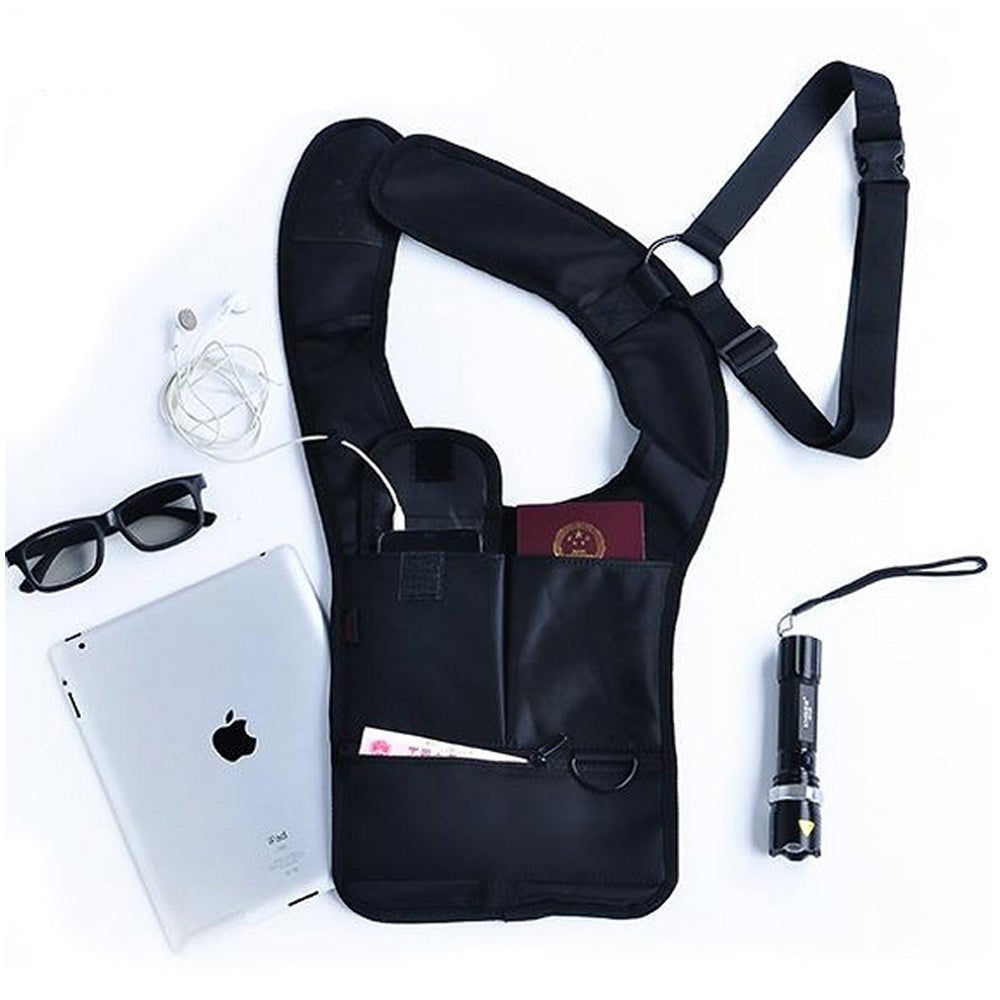Men's Strap Backpack Underarm Shoulder Bag Phone