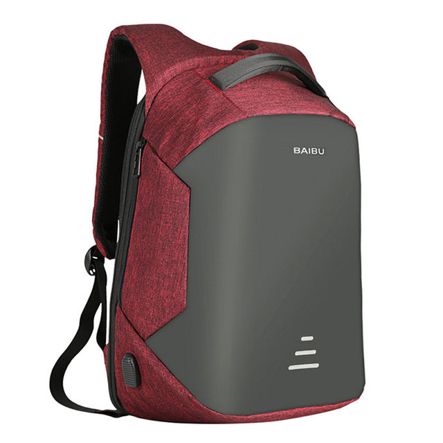 Anti-Theft Backpack w/USB Charger access