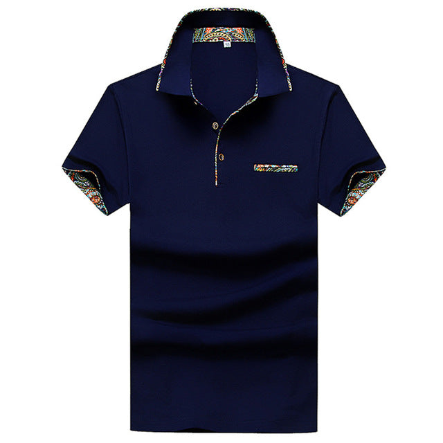 Men's Solid Color Polo Shirts