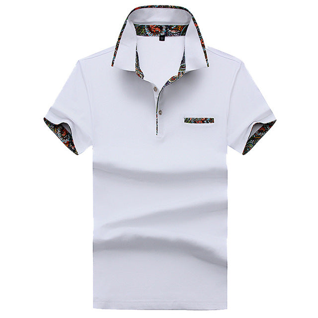 Men's Solid Color Polo Shirts