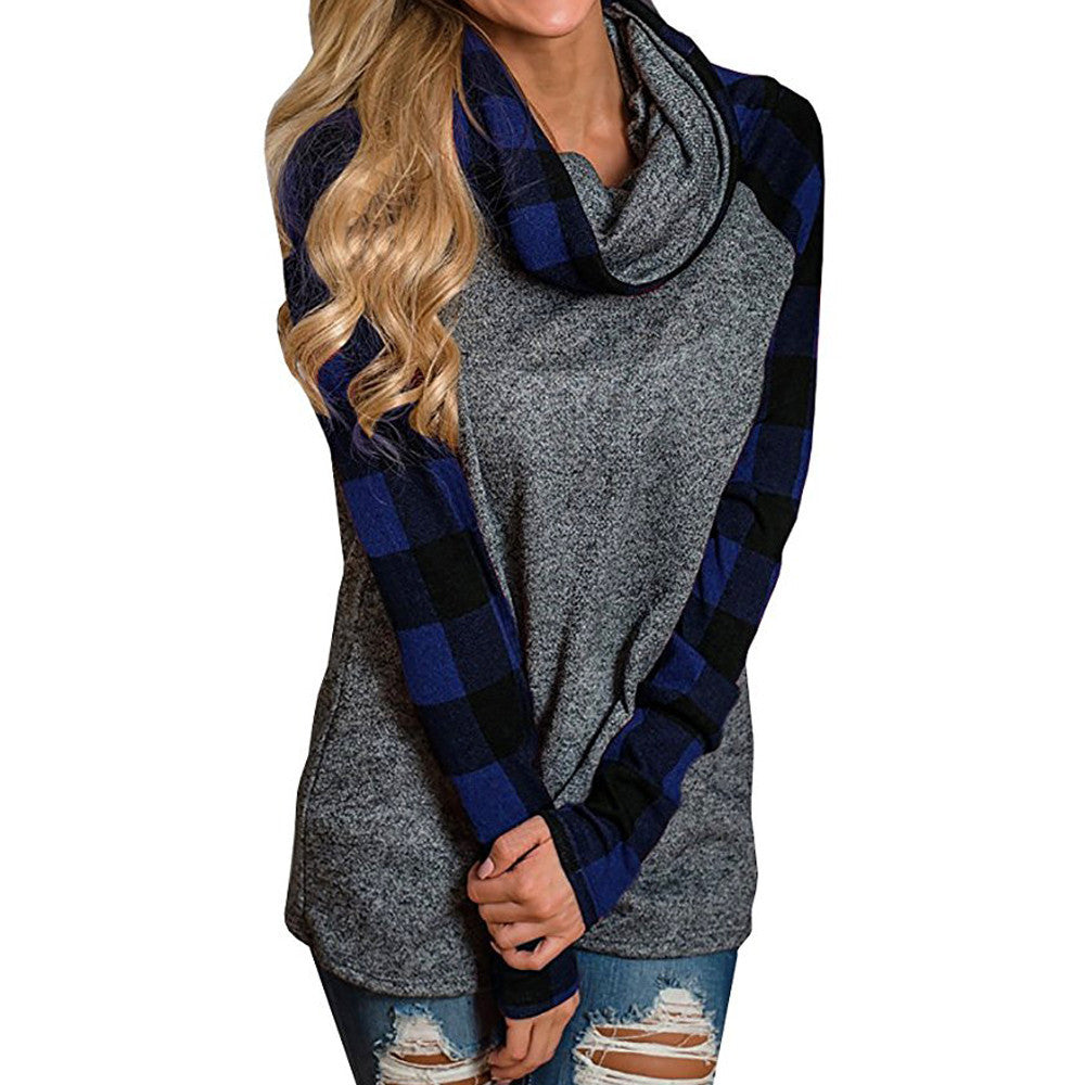 Women's pullover Plaid Shirts