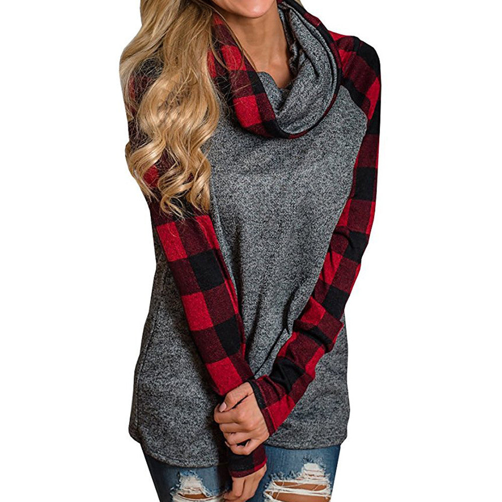 Women's pullover Plaid Shirts