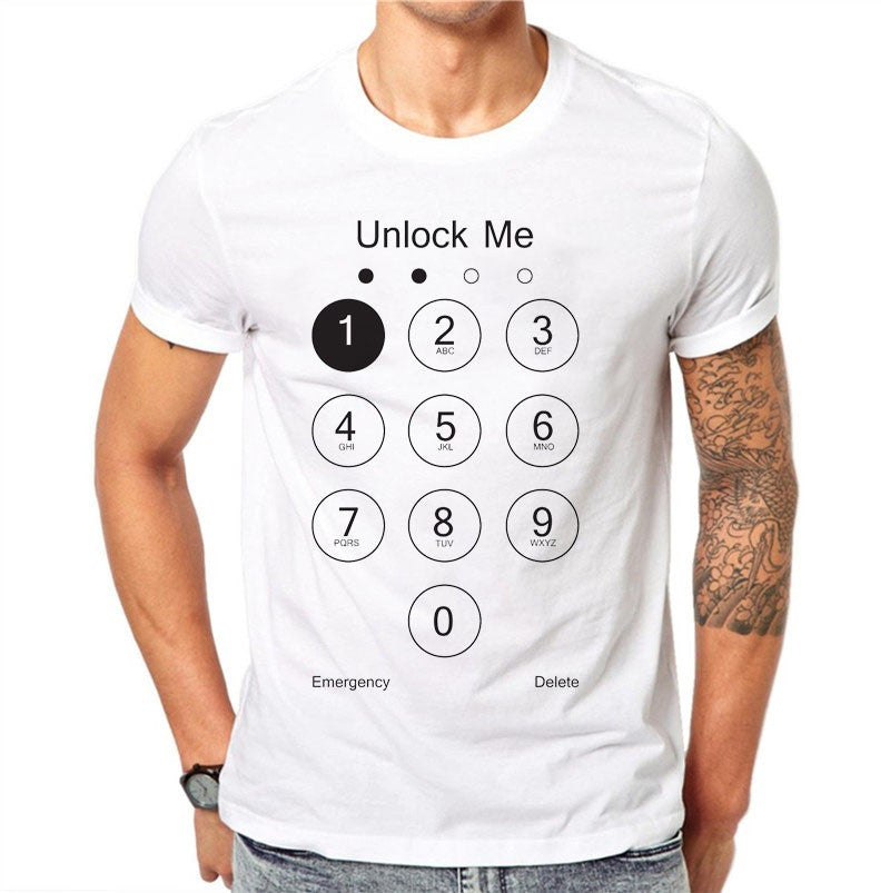 Men's Unlock Me Keyboard T-Shirt