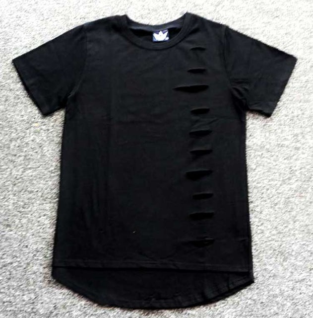 New Arrival Men's Ripped up style T-shirt