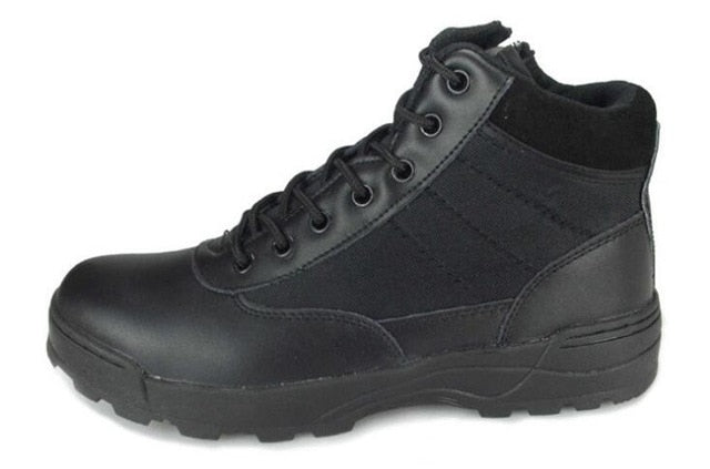 New men's US Military leather boots