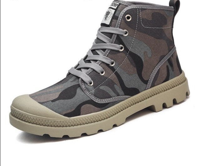 Men's Canvas Boots. Army Combat Style very Comfortable