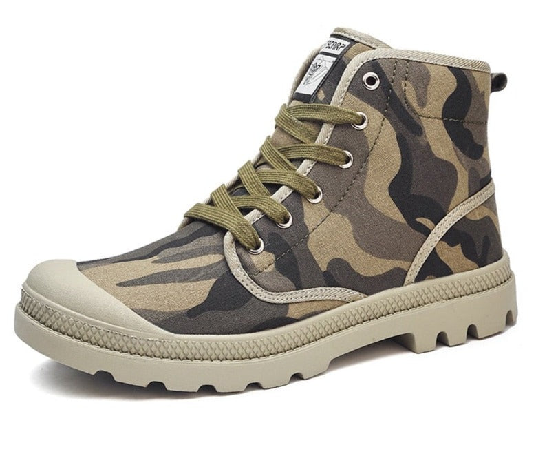 Men's Canvas Boots. Army Combat Style very Comfortable